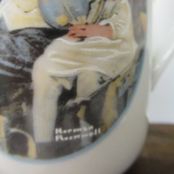 Porcelain Mug Norman Rockwell Collection "Long Wait" - Picture 5 of 11